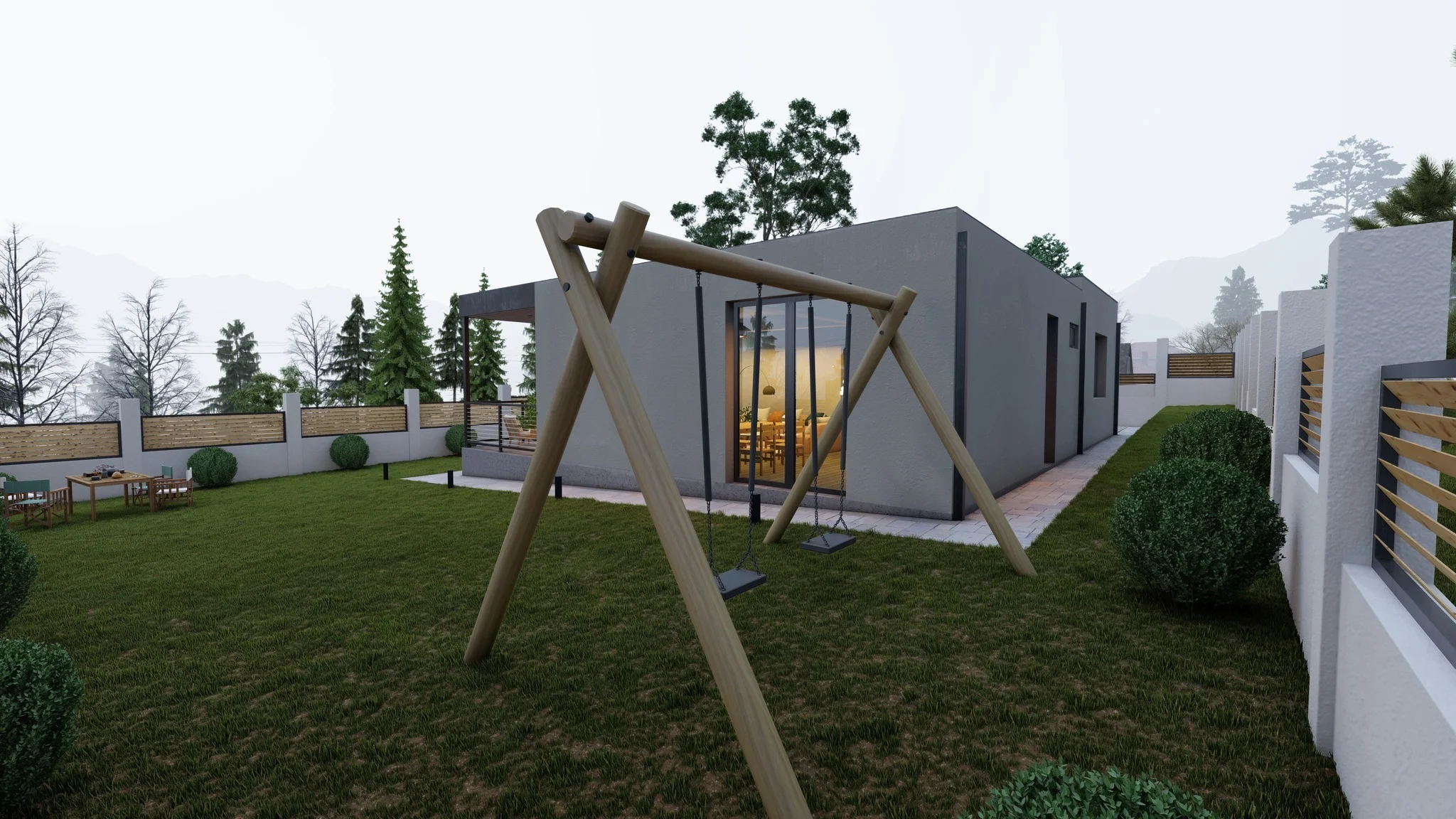 3 ოთახიანი ვილა