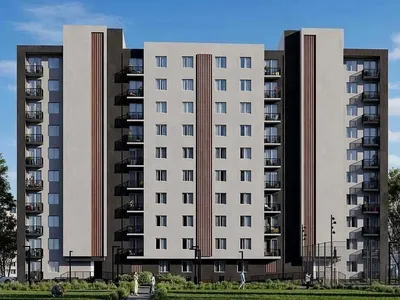 1 საძინებლიანი, 57.50 მ², 1 სართ.