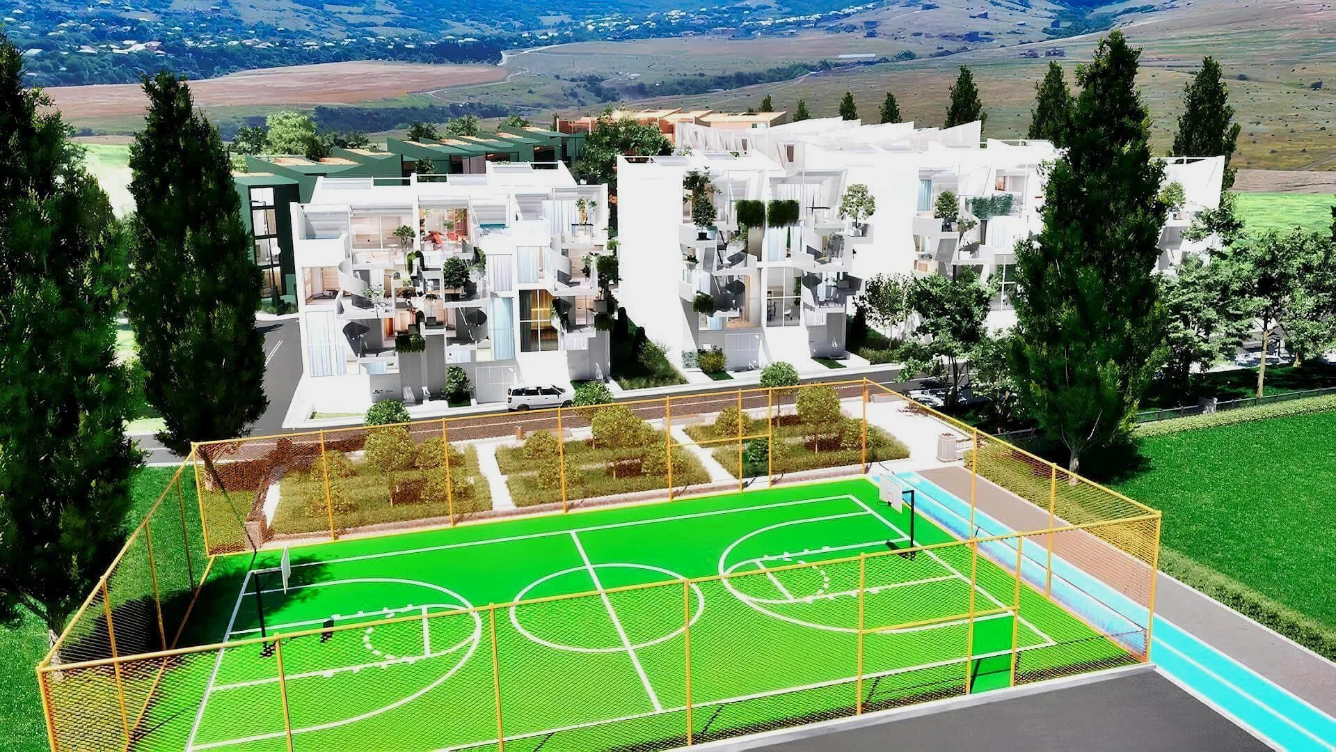 2 ოთახიანი თაუნჰაუსი
