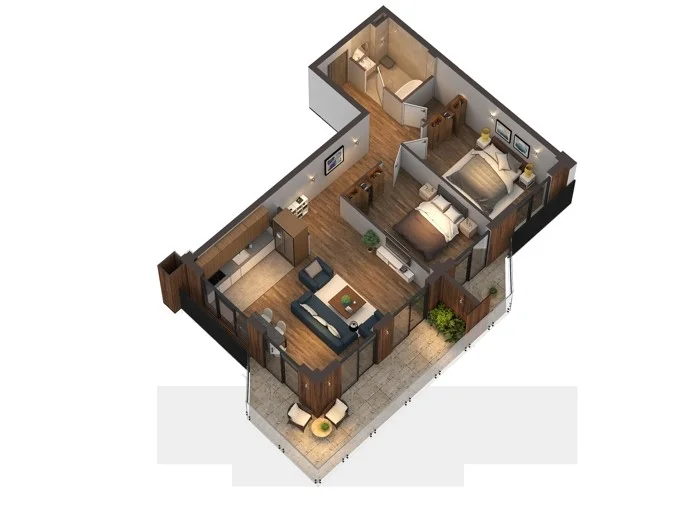 3 ოთახიანი ბინა