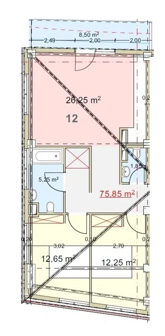 3 ოთახიანი ბინა